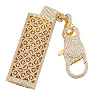 Chaîne de portefeuille pour homme en argent 925 plaqué or, entièrement sertie de moissanite VVS (testée au diamant), style Hip Hop, accessoires de bijouterie