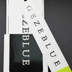 Luxury Custom Embossed Hang Tags Cardboard Garment Tags Clothing Labels