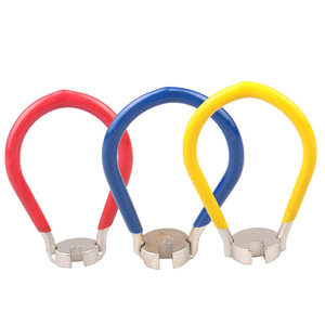 Mini <span class=keywords><strong>clé</strong></span> à rayons de vélo, outil de réparation, <span class=keywords><strong>clé</strong></span> à douille <span class=keywords><strong>double</strong></span> tête avec poignée, <span class=keywords><strong>clé</strong></span> à moyeu durable pour VTT et BMX - Product Image 3