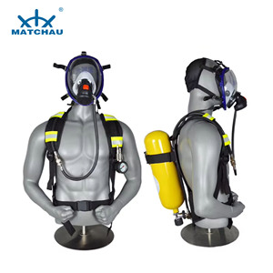 Appareil respiratoire autonome (ARA) MATCHAU SCBA 6L en acier pour la lutte contre les incendies, combinaison de pompier, cylindre en fibre de carbone <span class=keywords><strong>Scott</strong></span> 6.8L - Product Image 4