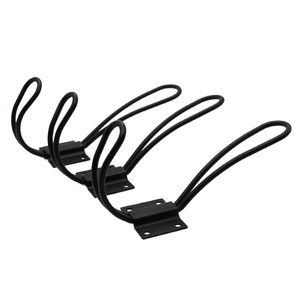 Ganchos de Pared Metálicos Resistentes Negros EWANG para Colgar Ropa y Sombreros - Product Image 1