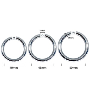 Factory 2022 New FRRK-125 30mm Cage Thin Slice 304 Steel Males Penis Cock Cage Sex <b>Toy</b> With Strap - Product Image 2