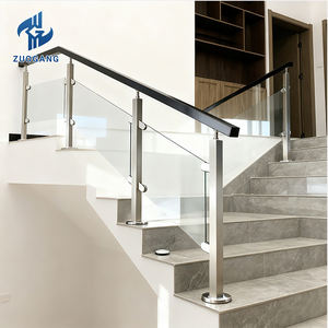 Soporte de Vidrio para Barandilla Ajustable de Acero Inoxidable 304, Abrazadera de Vidrio Moderna para Terraza, Soporte de Vidrio en D Pequeño para Vidrio de 8-10 mm - Product Image 6