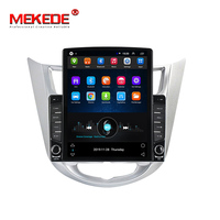 Autoradio DVD MEKEDE Tesla Android 9 avec écran IPS 2.5D pour Hyundai Solaris Accent Verna 1+16 Go WIFI BT GPS Vidéo Audio SWC
