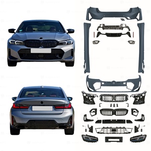 Kit de Carrocería para BMW Serie 3 G20 <span class=keywords><strong>XDrive</strong></span> 320i <span class=keywords><strong>325i</strong></span> 330i 340i 2019-2022, Actualización a Estilo G20 LCI MT, Ensamblaje de Parachoques y Faros, Venta de Fábrica - Product Image 1