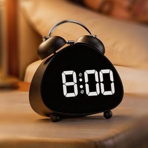Hot Selling Cute Bedroom House <strong>Bedside</strong> Alarm <strong>Clock</strong> Loud Smart Table Led Digital <strong>Clocks</strong> - Product Image 2