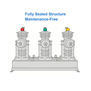 Disjoncteur sous vide intelligent à moyenne tension Shubang Outdoor ZW32 10kV 12kV 15kV monté sur poteau avec réenclencheur automatique - Product Image 3