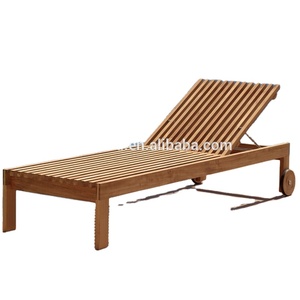 Mobili da giardino piscina impermeabile cuscino sedia a <span class=keywords><strong>sdraio</strong></span> in legno sedia a <span class=keywords><strong>sdraio</strong></span> all'aperto solarium spiaggia solarium - Product Image 4