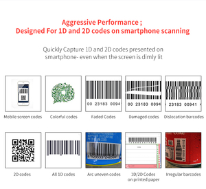 Embedded Scanner Module 2D/QR/1D Bar Code Scanner Engine EP5000 - Product Image 5