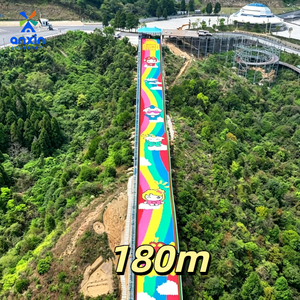 Vente en gros d'équipements d'amusement de luxe ANXIN en HDPE pour l'extérieur, toboggan à <span class=keywords><strong>neige</strong></span> sèche arc-en-ciel pour enfants et adultes - Product Image 1