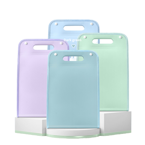 Bán buôn Multi Layer đơn giản xách tay A4 tài liệu Organizer túi không thấm nước mở rộng thư mục tập tin cho sinh viên PP chất liệu - Product Image 1