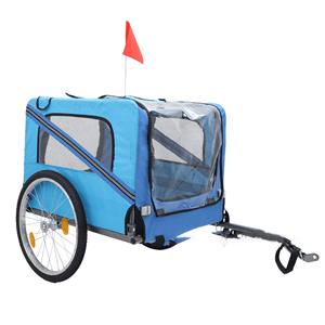 <span class=keywords><strong>Remolque</strong></span> de Carga para Bicicleta de Alta Resistencia, Capacidad de Transporte de 50 kg, Carrito de Arrastre, Vagón de Hierro Duradero con Rodamientos de Bolas, Nuevo - Product Image 1