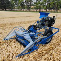 Mini-moissonneuse très populaire à trois roues, machine intégrée pour la récolte et l'ensilage des cultures