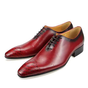 Chaussures Oxford pour hommes élégantes et légères, en cuir pleine fleur et de haute qualité - Product Image 1