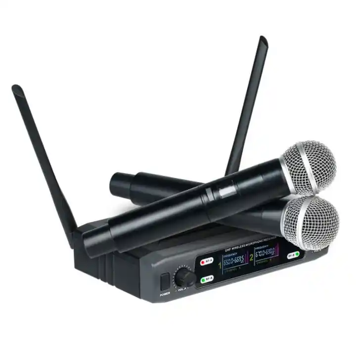 Microphone sans Fil Karaoké Micro sans Fil Professionnel Aluminium