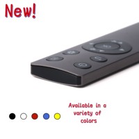 Control Remoto por Voz IR RF de 9 Teclas para Smart TV Android, Certificado CE ROHS, Color Plata y Negro, Modelo de Aleación de Aluminio para Electrodomésticos