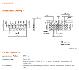 Puces LED haute puissance OSRAM originales KW H5L531.TE-Z7R7-EBVFFCBB46-RS5R 15W, 120 degrés, phare de voiture LED 15,3V SMD - Product Image 6