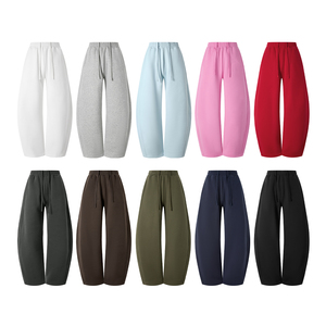 Ensemble de survêtement unisexe oversize 350 GSM avec sweat à capuche zippé et pantalon de jogging coupe ample à épaules tombantes, vêtements de sport, vente en gros - Product Image 3