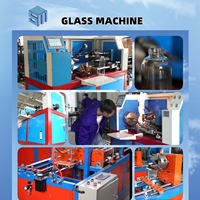 Machine de soudage de verre à haute précision pour tubes verticaux à écran tactile, base hexagonale, diamètre 13-26 mm