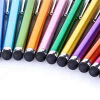 Stylo capacitif stylet à écran tactile en métal coloré pour Iphone XR XS MAX Samsung Smart Phone Tablet Drop Shipping