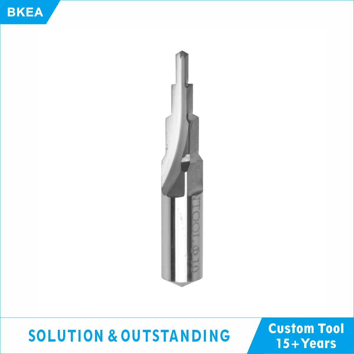 Cortador de acero de tungsteno personalizado, herramienta de corte no estándar, varios reamers para mecanizado CNC, reamers de cuatro ranuras
