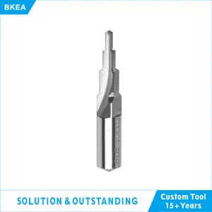 Özelleştirilmiş standart olmayan kesiciler çeşitli raybalar CNC işleme için dört yuvası raybalar Tungsten çelik adım şekillendirme raybaları