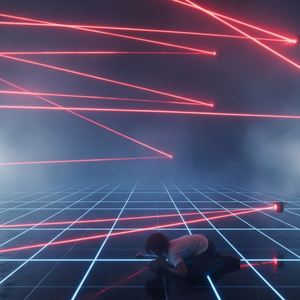 Jeu de croisement laser interactif : Défi d'évitement des faisceaux lumineux, Aventure sonore et lumineuse pour maison de jeux, intérieur, extérieur, maison, parcs, espaces publics - Product Image 3