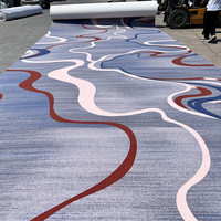 XunYao tapis carré commercial écologique à impression différente revêtement de sol Boredside Action couche de support tapis de bureau ignifuge