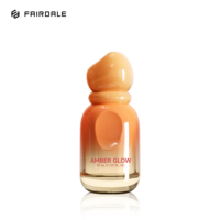 Flacon de parfum vide en verre rechargeable de luxe, design en forme de galet, 30 ml, 50 ml, 100 ml