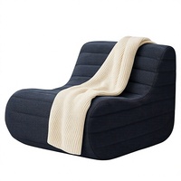 Fauteuil de salon moderne en velours côtelé haute densité avec siège en mousse à mémoire de forme doux et confortable pour chambre à coucher, salon, appartement