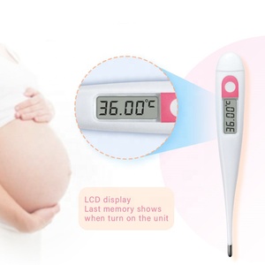 Sonda de termómetro digital para bebés Termómetro electrónico sin mercurio para ayudar a dibujar y hoja de fecha de ovulación - Product Image 4