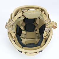 Casque tactique AirFrame avec protection faciale intégrale en Aramide – Équipement tactique de sécurité