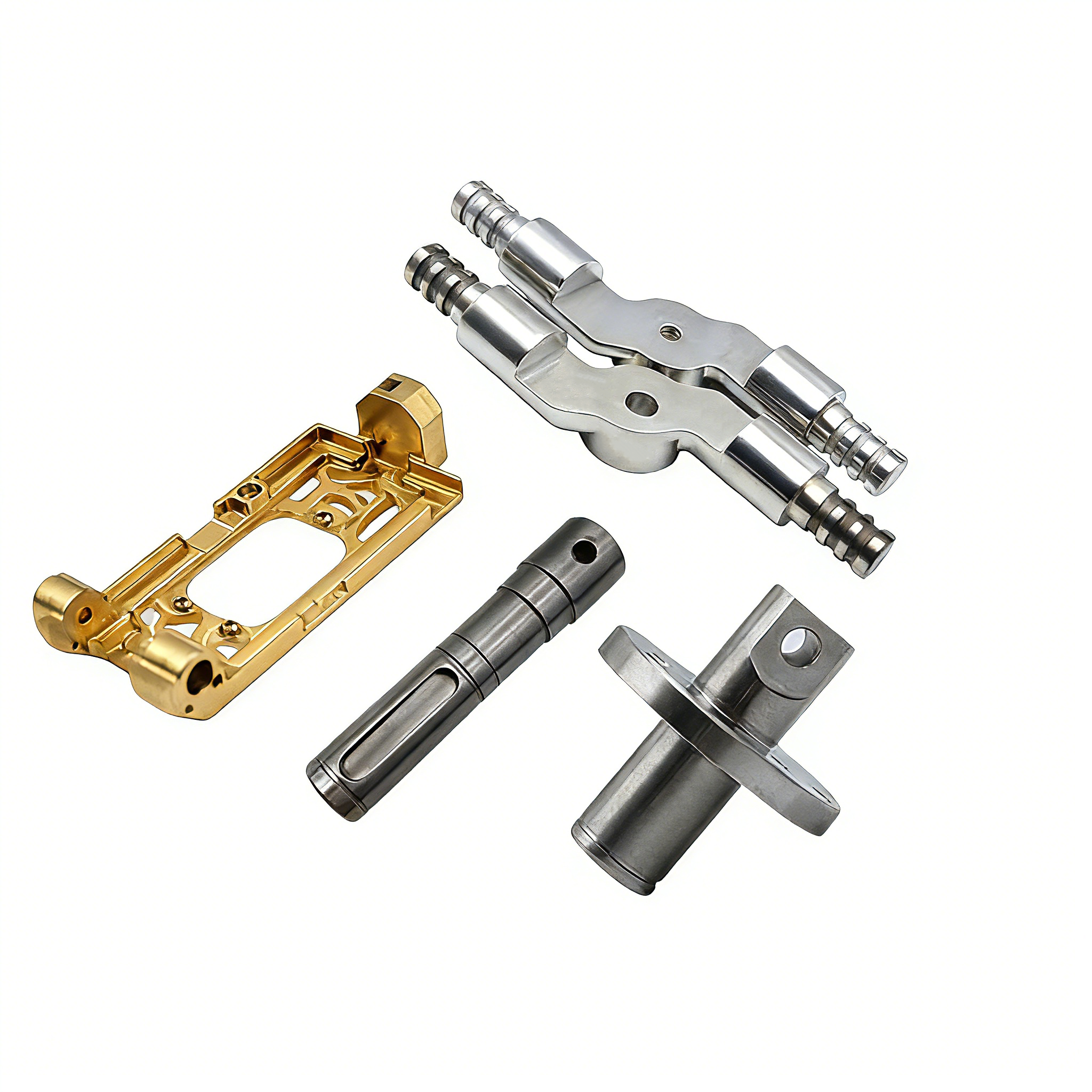 5-axis CNC Machined Parts, Custom Drawing Service, Aluminum Alloy, Brass, Stainless Steel, Titanium Alloy