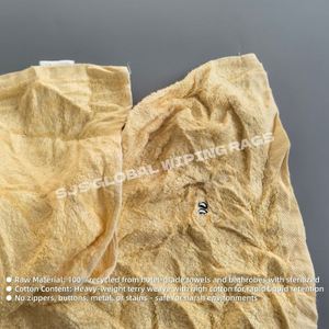 Chiffons en coton 100% très absorbants, colorés, pour l'entretien des machines industrielles, atelier de réparation, nettoyage - Product Image 4