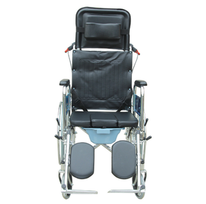 Silla de Ruedas reclinable con reposacabezas, reclinable, plegable, manual - Product Image 2