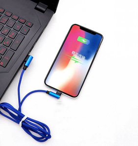 Cavo di Ricarica Rapida USB 2.0 da Maschio a USB-C a Forma di L, 1m, Rivestimento in PVC, Angolo di 90 Gradi per Telefoni Cellulari - Product Image 4