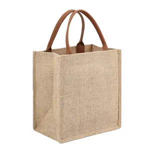 Supplier Germany Biodegradable Recycled Sacks Japan Hand Painted Embroidered Jute-Tote-Bags-Wholesale Woven Jute Bags Pakistan