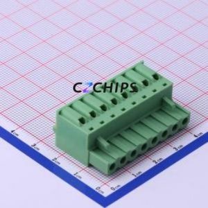 XY2500F-K-5.0-8P Plug-in Terminal Block P=5mm Connector ( Connector Type: Plug )( Construction: 1x8P )( Pitch: 5mm ) - Product Image 1
