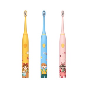 Cepillo de dientes eléctrico sónico para niños, cerdas suaves, DuPont, antibacteriano, resistente al agua, IPX7, recargable, carga tipo C - Product Image 5