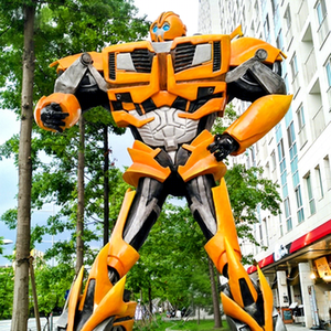 Modèle de robot animatronique en métal sur mesure de grande taille pour <span class=keywords><strong>parc</strong></span> à thème et manège de <span class=keywords><strong>parc</strong></span> <span class=keywords><strong>d</strong></span>'attractions pour l'utilisation en intérieur des enfants à l'école, <span class=keywords><strong>d</strong></span>écoration de <span class=keywords><strong>parc</strong></span> - Product Image 1