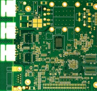 PCB HDI COB AC-P0.93 Personalizado - Tecnología de Microvia de Vía Ciega Multicapa, Circuito de Línea Fina, Perforación Láser, Superficie ENIG de 3.5mil