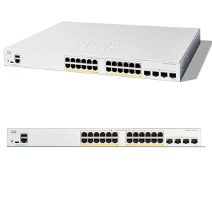 For C1300-24FP-4G <b>24</b>-<b>Port</b> Managed Ethernet <b>Switch</b> with 4 X 1G SFP Uplink <b>Ports</b> <b>PoE</b>+ SNMP 1 Year Warranty-New Fast Shipping - Product Image 1
