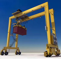 Tracteur terminal robuste pour la manutention de conteneurs - Chariot de chantier haute puissance avec moteur PLC, faible bruit, capacité 35T, commande au sol/à distance