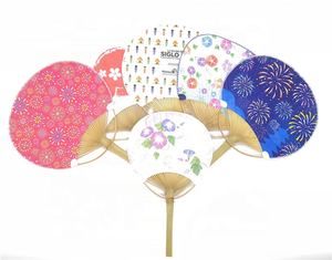 White Round Paddle Hand <strong>Fan</strong> Paddle <strong>Fan</strong> Bulk <strong>for</strong> <strong>Wedding</strong> <strong>Guests</strong> Decorative <strong>Fans</strong> - Product Image 3