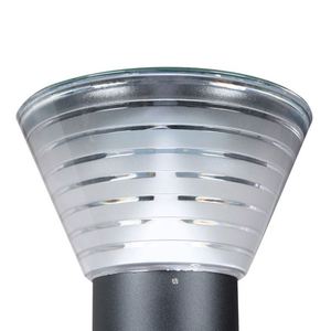BLUESWIFT impermeable Ip65 al aire libre el atardecer al amanecer 5 vatios todo en uno Led luz Solar del jardín - Product Image 4