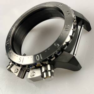 Caja Profesional de Acero Inoxidable 316L con Estructura de Bisel de Aluminio Ligero, 45.5X52mm, Resistente al Agua 10ATM, Compatible con Movimiento de Tamaño 13/<span class=keywords><strong>2</strong></span>/1 - Product Image 6