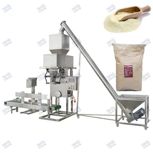 25kg 50kg semi-auto wheat powder flour milling packing machines for sale