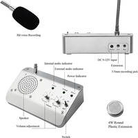 Système de haut-parleurs de fenêtre, microphone de fenêtre bidirectionnel, haut-parleur d'interphone, système d'interphone, équipement bancaire pour entreprise/bureau/école