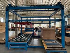 Línea de Producción de Madera Contrachapada YUEQUN, Máquina Pavimentadora Venener para Paneles a Base de Madera, Maquinaria Nueva - Product Image 2