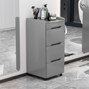 Armoire à outils contemporaine de luxe en MDF pour salon de coiffure, atelier, rangement pour coiffeur, banc de coupe, chariot de salon - Product Image 2